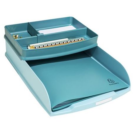 EXACOMPTA Irattálca, műanyag, EXACOMPTA "COMBO Styli Skandi", fagyos kék