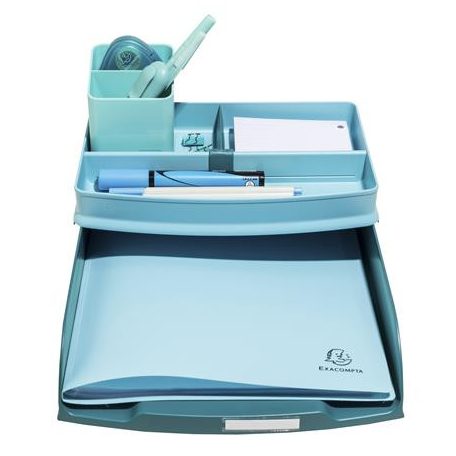 EXACOMPTA Irattálca, műanyag, EXACOMPTA "COMBO Styli Skandi", nyugodt kék