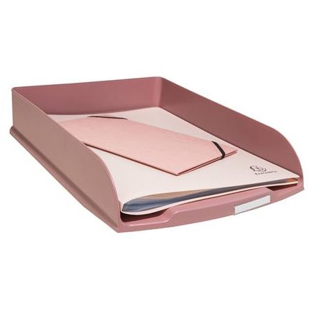 EXACOMPTA Irattálca, műanyag, EXACOMPTA "COMBO Styli Skandi", rózsaszín