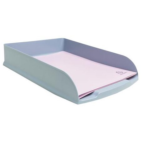 EXACOMPTA Irattálca, műanyag, EXACOMPTA "COMBO Styli AutentiK", kékesszürke