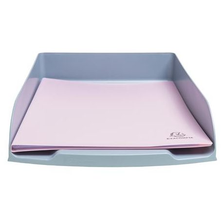 EXACOMPTA Irattálca, műanyag, EXACOMPTA "COMBO Styli AutentiK", kékesszürke