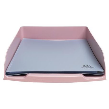 EXACOMPTA Irattálca, műanyag, EXACOMPTA "COMBO Styli AutentiK", rózsaszín