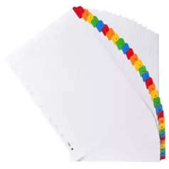 EXACOMPTA Regiszter, karton, A4, 1-31, EXACOMPTA, fehér