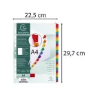 EXACOMPTA Regiszter, karton, A4, 1-31, EXACOMPTA, fehér