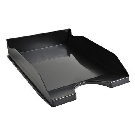 EXACOMPTA Irattálca, műanyag, A4+, EXACOMPTA "EcoBlack", fekete