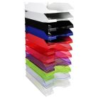 EXACOMPTA Irattálca, műanyag, A4+, EXACOMPTA "EcoBlack", fekete