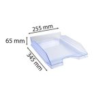 EXACOMPTA Irattálca, műanyag, A4+, EXACOMPTA "Linicolor®", jégkék