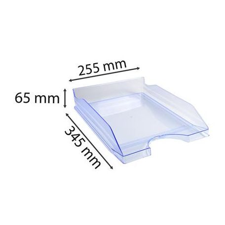EXACOMPTA Irattálca, műanyag, A4+, EXACOMPTA "Linicolor®", jégkék