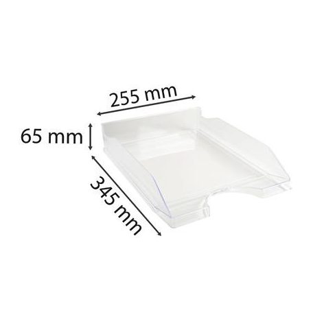 EXACOMPTA Irattálca, műanyag, A4+, EXACOMPTA "Office", áttetsző