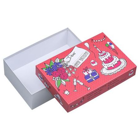 EXACOMPTA Ajándékdoboz, 24x36x12 cm, EXACOMPTA, születésnap