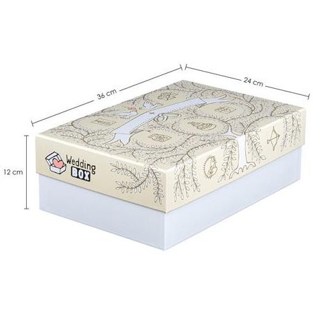 EXACOMPTA Ajándékdoboz, 24x36x12 cm, EXACOMPTA, esküvő