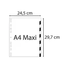 EXACOMPTA Regiszter, műanyag, A4+, 1-12, EXACOMPTA, színes