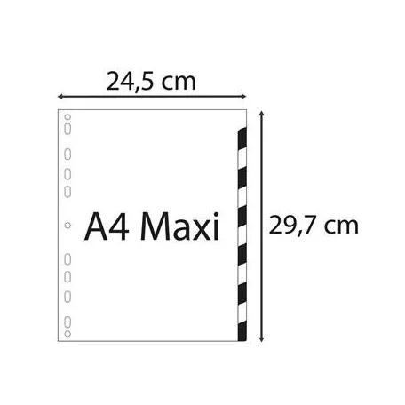 EXACOMPTA Regiszter, műanyag, A4+, 1-12, EXACOMPTA, színes