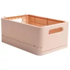 EXACOMPTA Tárolódoboz, A5+, összecsukható, EXACOMPTA "Skandi", nude