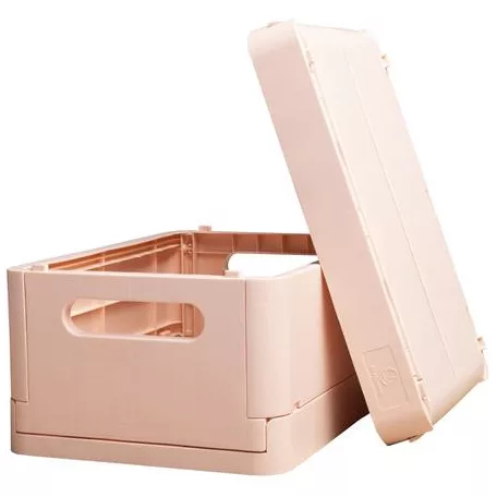 EXACOMPTA Tárolódoboz, A5+, összecsukható, EXACOMPTA "Skandi", nude