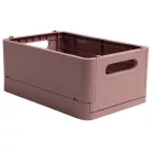 EXACOMPTA Tárolódoboz, A5+, összecsukható, EXACOMPTA "Skandi", rózsaszín