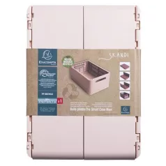   EXACOMPTA Tárolódoboz, A4+, összecsukható, EXACOMPTA "Skandi", nude