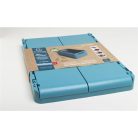 EXACOMPTA Tárolódoboz, A4+, összecsukható, EXACOMPTA "Skandi", nyugodt kék