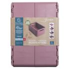 EXACOMPTA Tárolódoboz, A4+, összecsukható, EXACOMPTA "Skandi", rózsaszín