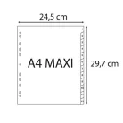 EXACOMPTA Regiszter, műanyag, A4+, 1-12, EXACOMPTA, szürke