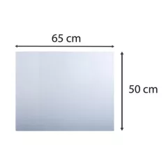   EXACOMPTA Könyökalátét, PVC, 500x650 mm, EXACOMPTA, áttetsző