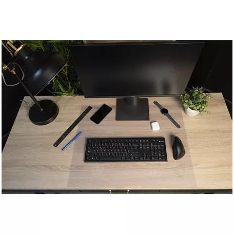 EXACOMPTA Könyökalátét, PVC, 500x650 mm, EXACOMPTA, áttetsző