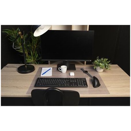 EXACOMPTA Könyökalátét, PVC, 500x650 mm, EXACOMPTA, áttetsző