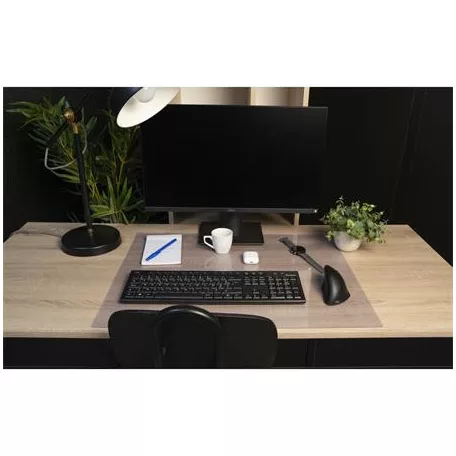 EXACOMPTA Könyökalátét, PVC, 500x650 mm, EXACOMPTA, áttetsző