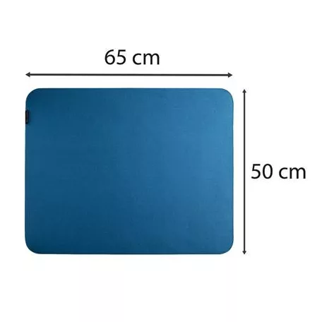 EXACOMPTA Könyökalátét, filc, 500x650 mm, EXACOMPTA "Teksto", türkíz