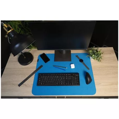 EXACOMPTA Könyökalátét, filc, 500x650 mm, EXACOMPTA "Teksto", türkíz