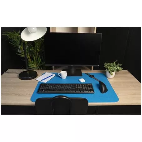 EXACOMPTA Könyökalátét, filc, 500x650 mm, EXACOMPTA "Teksto", türkíz