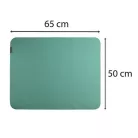 EXACOMPTA Könyökalátét, filc, 500x650 mm, EXACOMPTA "Teksto", kékeszöld
