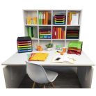 EXACOMPTA Dokumentum szortírozó, műanyag, 5 részes, EXACOMPTA "Horizon Iderama®"