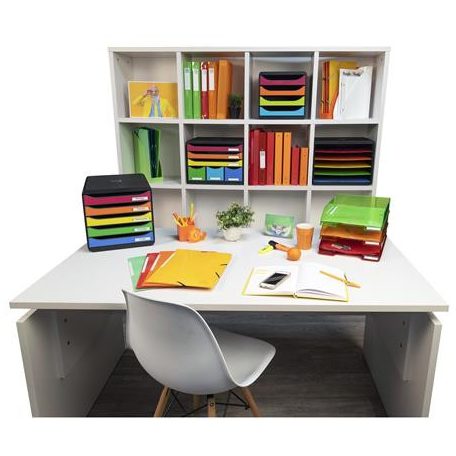 EXACOMPTA Dokumentum szortírozó, műanyag, 5 részes, EXACOMPTA "Horizon Iderama®"