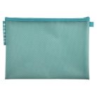 EXACOMPTA Rendszerező tasak, cipzáras, hálós, A4, EXACOMPTA "Chromaline Pastel", vegyes színek