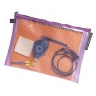 EXACOMPTA Rendszerező tasak, cipzáras, hálós, A4, EXACOMPTA "Pop'NCo", vegyes