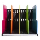 EXACOMPTA Dokumentum szortírozó, műanyag, 4 részes, álló, EXACOMPTA "Modulotop Iderama®", színes