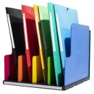 EXACOMPTA Dokumentum szortírozó, műanyag, 4 részes, álló, EXACOMPTA "Modulotop Iderama®", színes