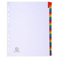 EXACOMPTA Regiszter, karton, A4+, 1-31, EXACOMPTA, fehér