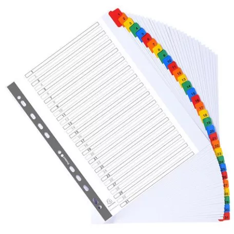 EXACOMPTA Regiszter, karton, A4+, 1-31, EXACOMPTA, fehér