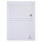 EXACOMPTA Mappa, ablakos, karton, EXACOMPTA "Forever®", vegyes színek