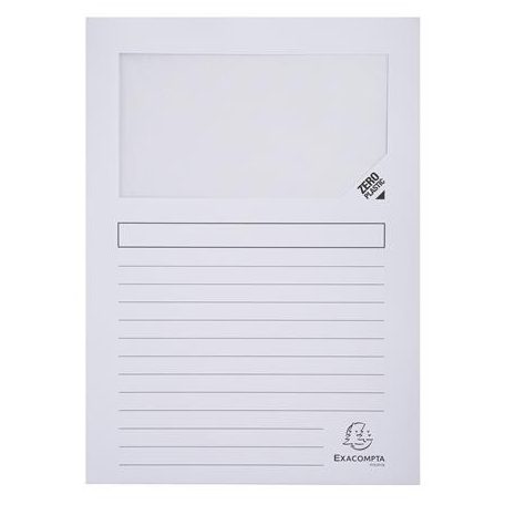 EXACOMPTA Mappa, ablakos, karton, EXACOMPTA "Forever®", vegyes színek