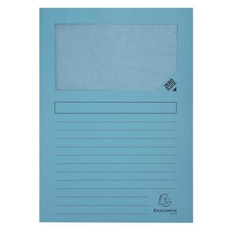 EXACOMPTA Mappa, ablakos, karton, EXACOMPTA "Forever®", vegyes színek