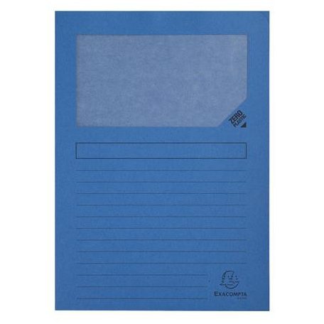 EXACOMPTA Mappa, ablakos, karton, EXACOMPTA "Forever®", vegyes színek