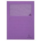 EXACOMPTA Mappa, ablakos, karton, EXACOMPTA "Forever®", vegyes színek