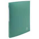 EXACOMPTA Gyűrűs könyv, 4 gyűrű, 20 mm, A4, PP, címkével, EXACOMPTA, sötétzöld