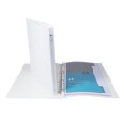 EXACOMPTA Gyűrűs könyv, 4 gyűrű, 20 mm, A4, PP, címkével, EXACOMPTA, fehér