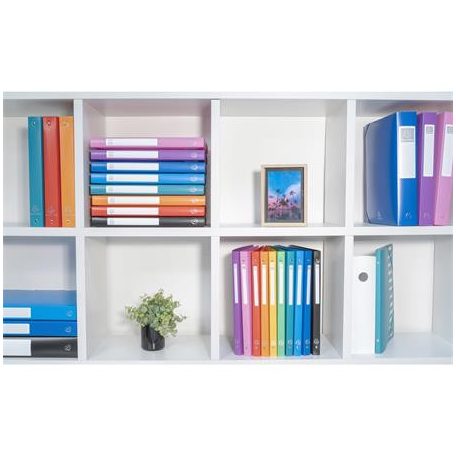 EXACOMPTA Gyűrűs könyv, 4 gyűrű, 40 mm, A4, PP, EXACOMPTA, világoskék