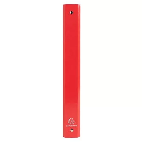 EXACOMPTA Gyűrűs könyv, 4 gyűrű, 40 mm, A4, karton, EXACOMPTA "Iderama", piros
