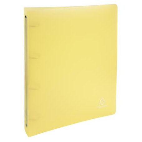 EXACOMPTA Gyűrűs könyv, 4 gyűrű, 40 mm, A4, PP, EXACOMPTA, vegyes pasztell színek